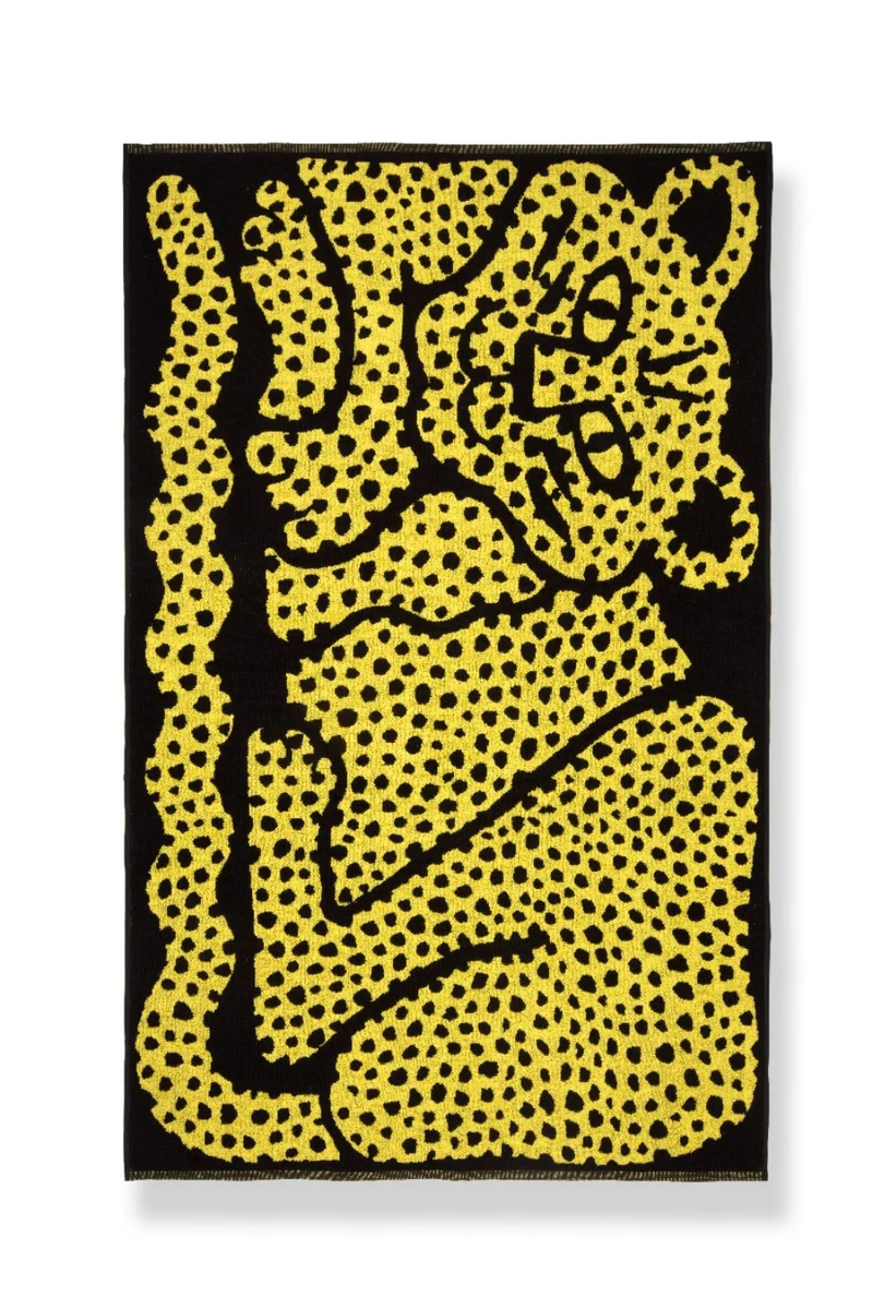 Locarno Film Festival Beach Towel “Dotty Leopard” by Jody Barton - XL 100% Cotton