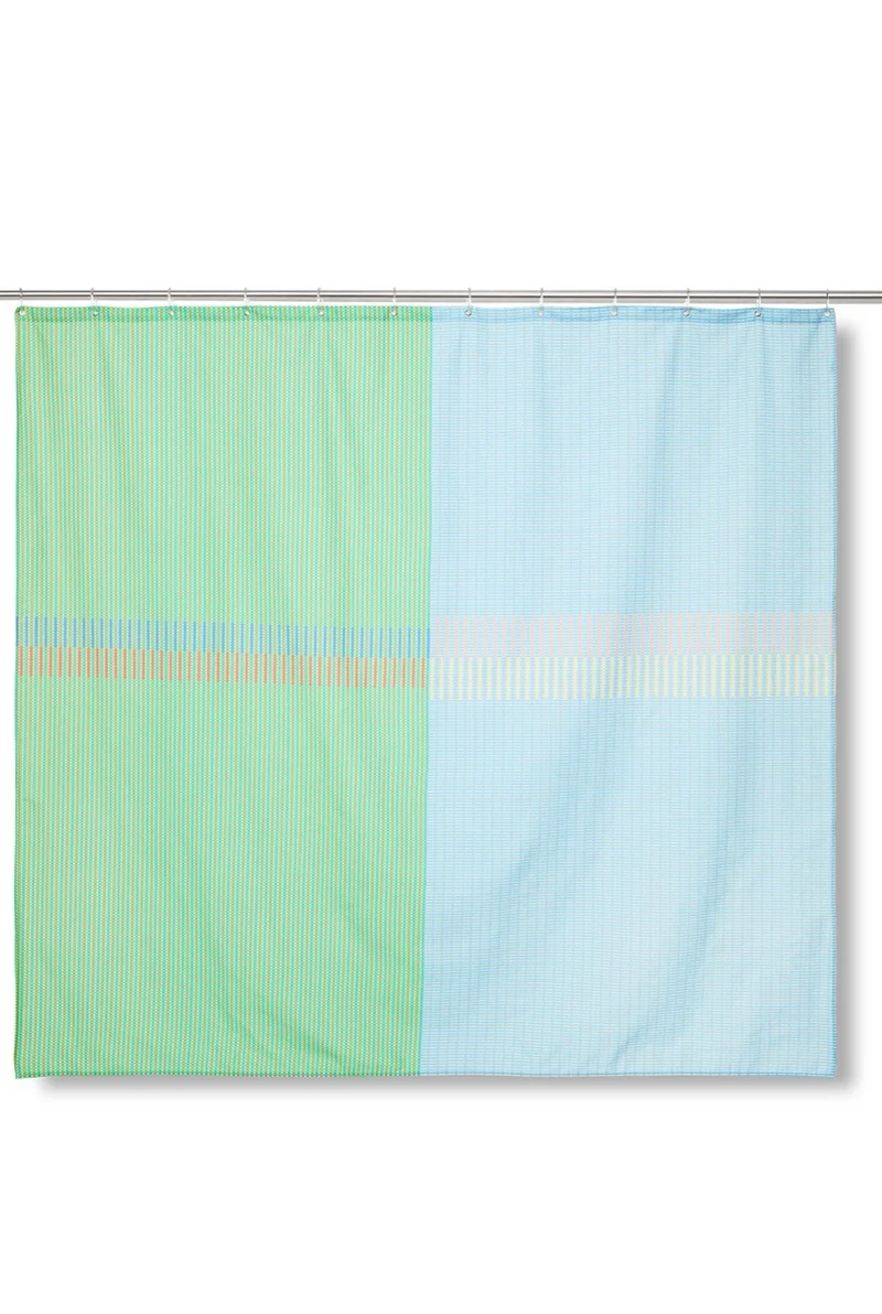 Artist Cotton Shower Curtain "RGB" by Christoffer Joergensen
