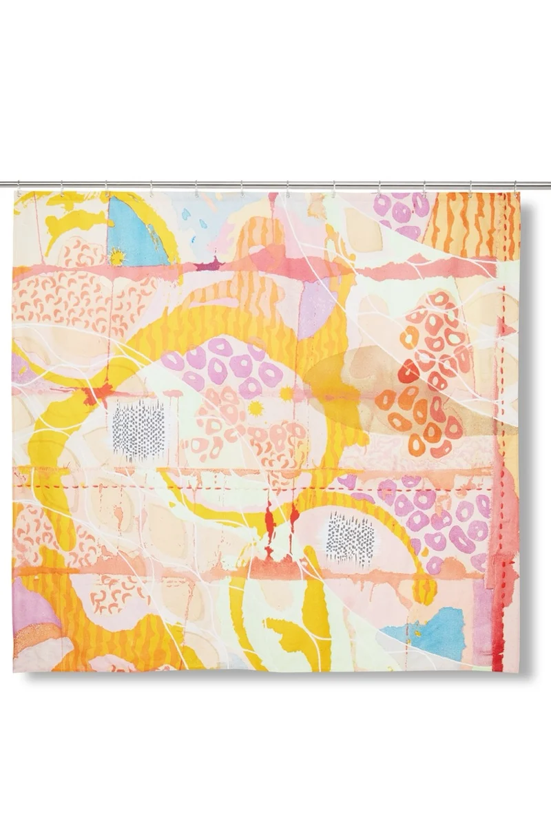 Artist Cotton Shower Curtain "What Happened to Hope" by Jillian Knipe