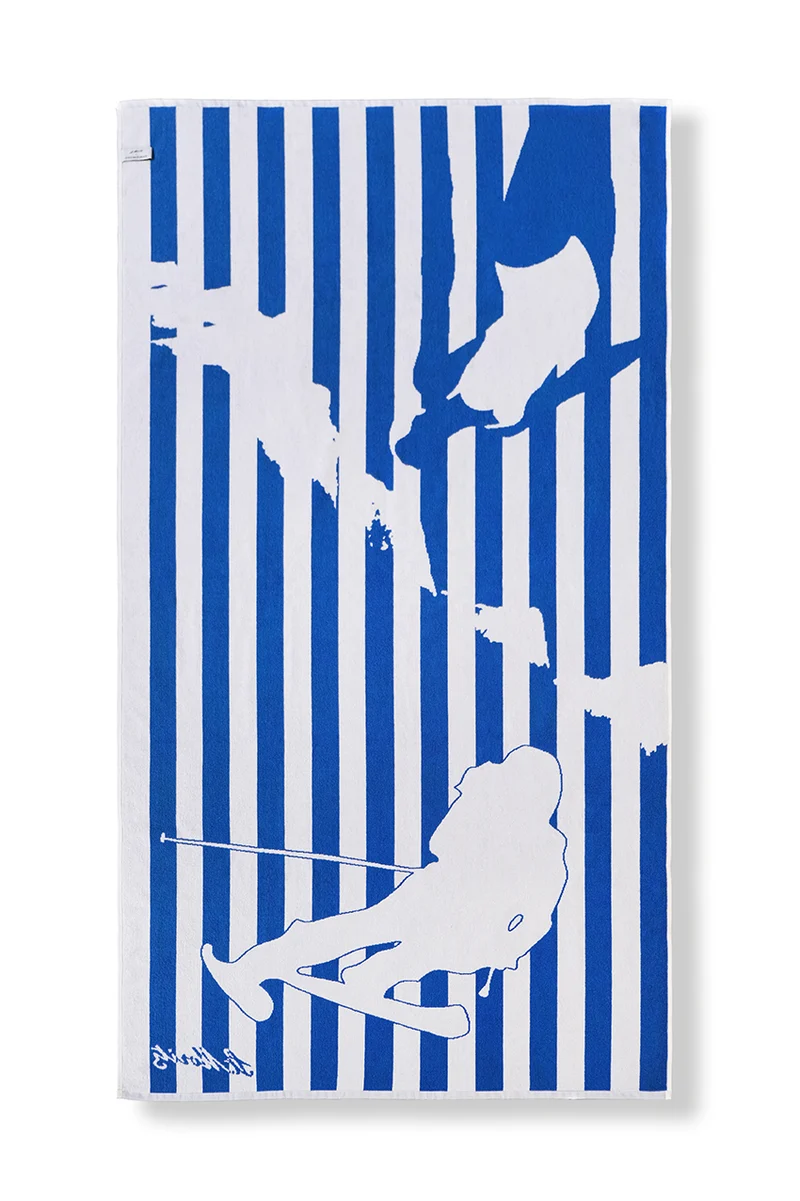 Beach Towel "Bell Aura " St Moritz x ZigZagZurich - XL 100% Cotton