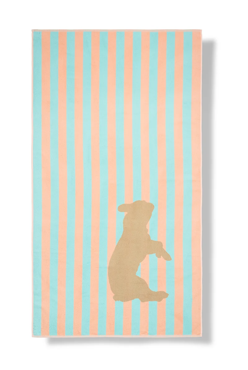 Beach Towel “CHARLY” BY MICHELE RONDELLI - XL 100% Cotton