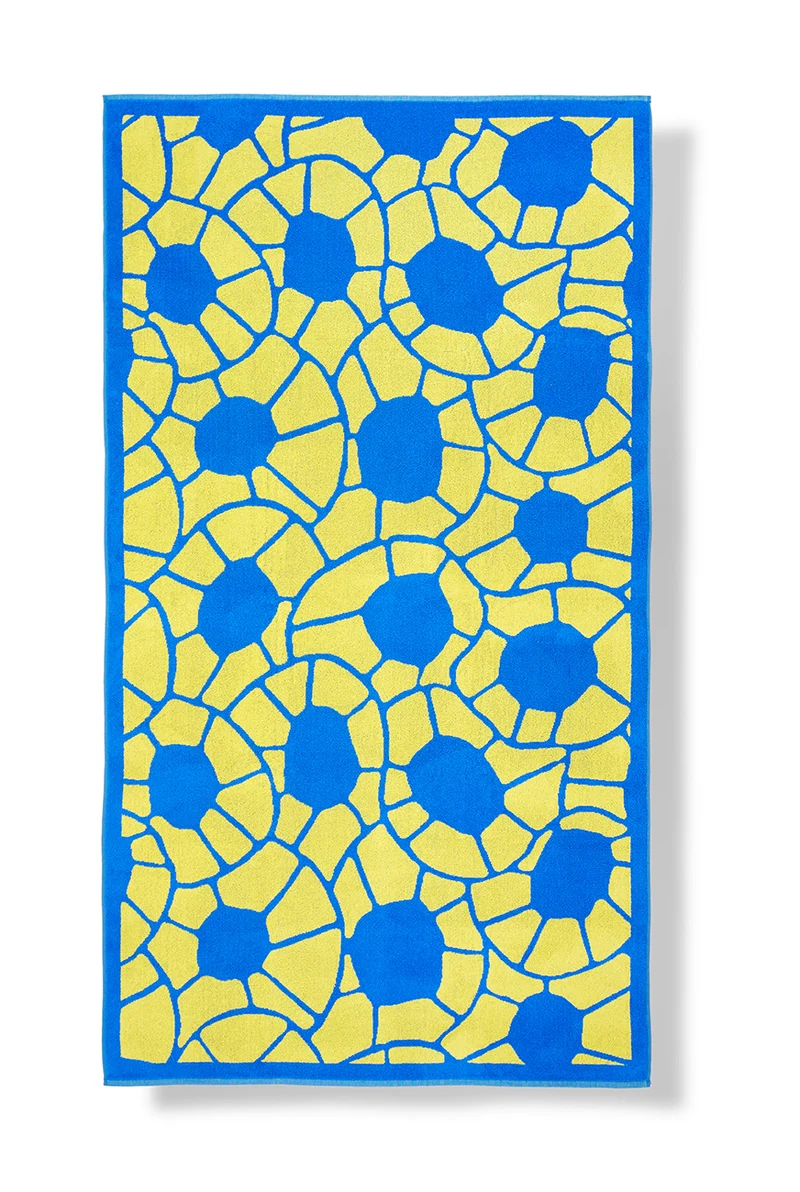 Beach Towel "Beach 2" by George Sowden - XL 100% Cotton