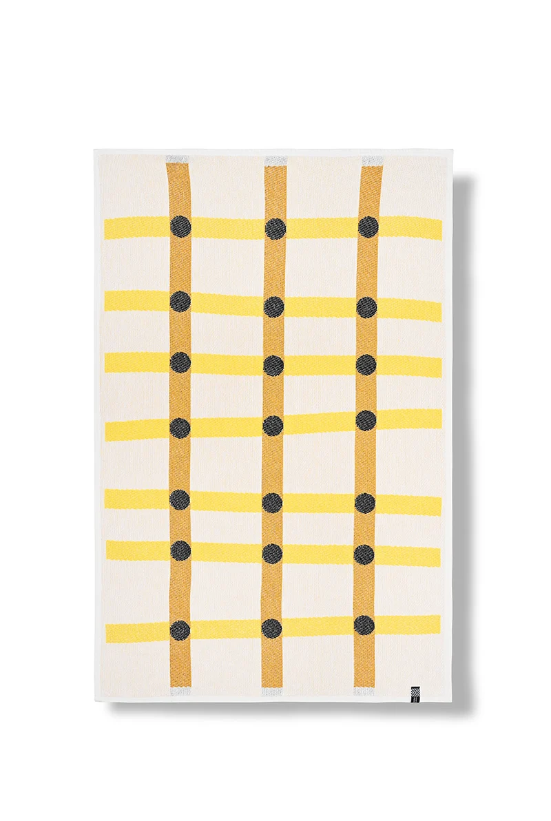 Cotton Beach Towel / Mini Blanket “Shake your move” by Federico Angi