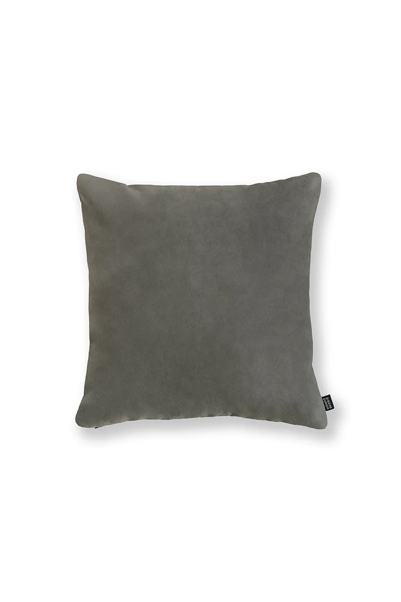 Microsuede Cushion Colour Steel