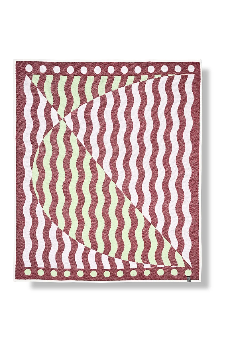 Cotton Blanket “Morcote” by Paolo Giacomazzi