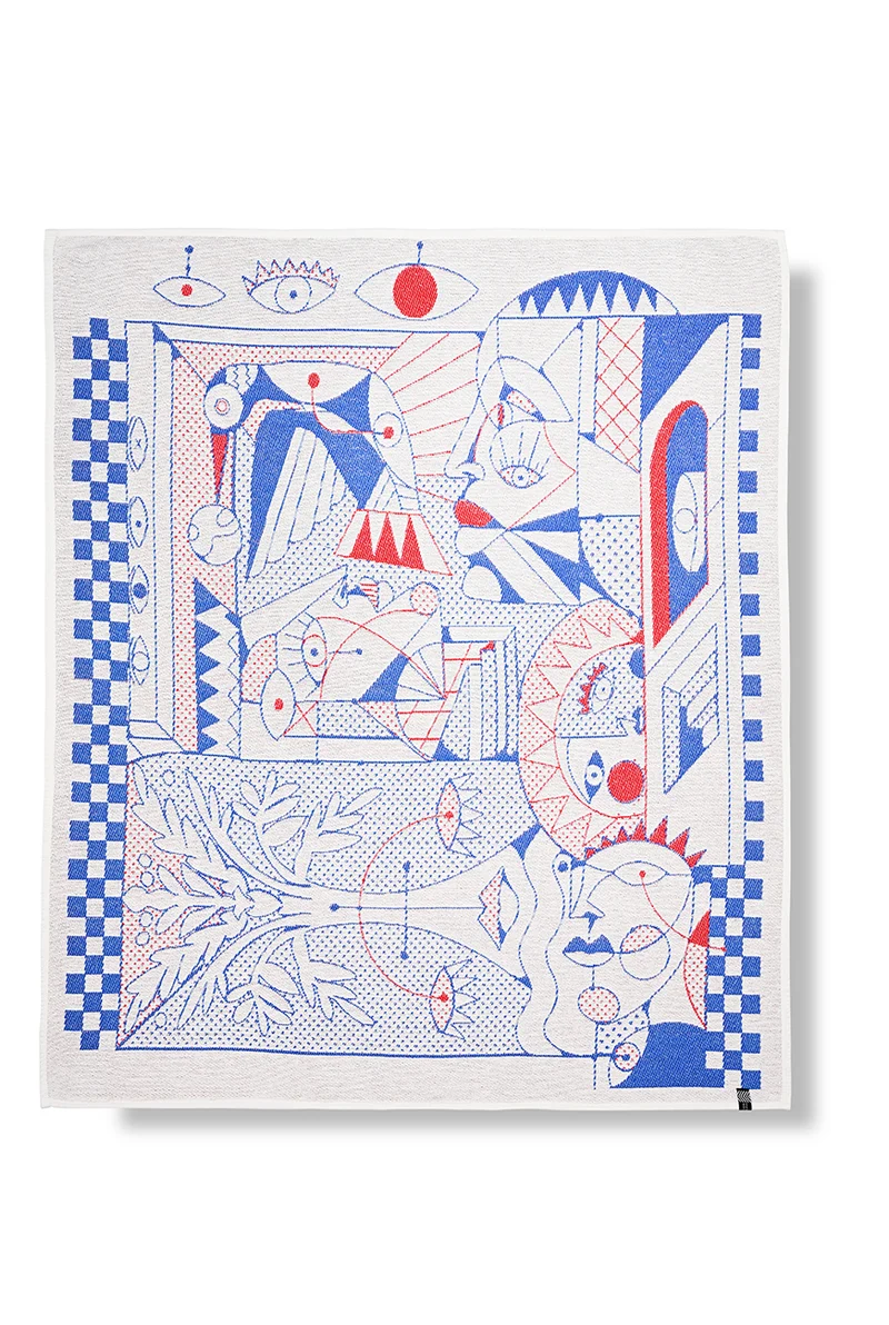 Cotton Blanket “Vision” by Yoaz