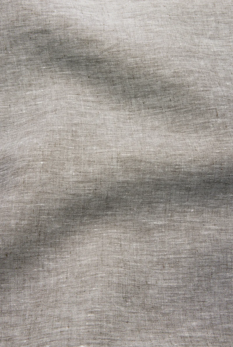 Linen Curtains "Light Melange" in Ash Grey Color
