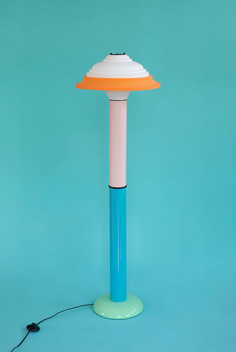 FL4 Floor Lamp by SOWDEN - Blue / Pink