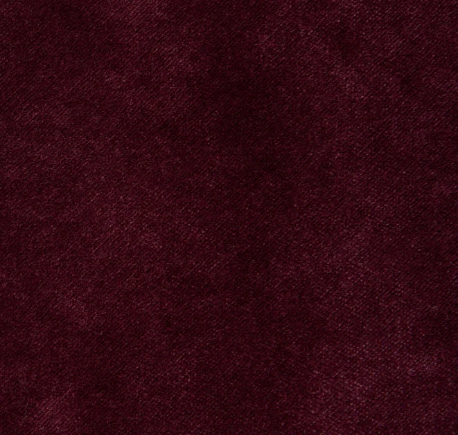 Velvet Curtain in Plum Red Color - Extra Wide