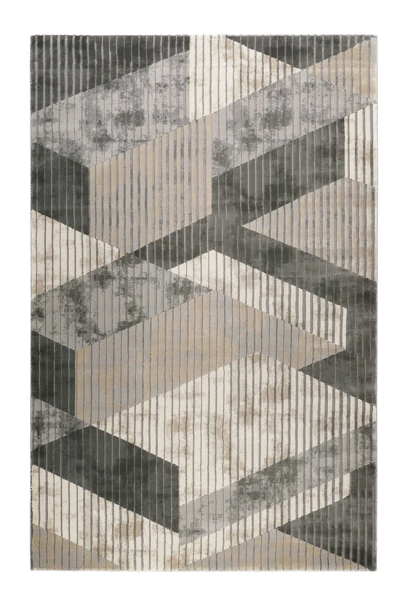 Esprit Teppich Grau Taupe Kurzflor "Tamo"