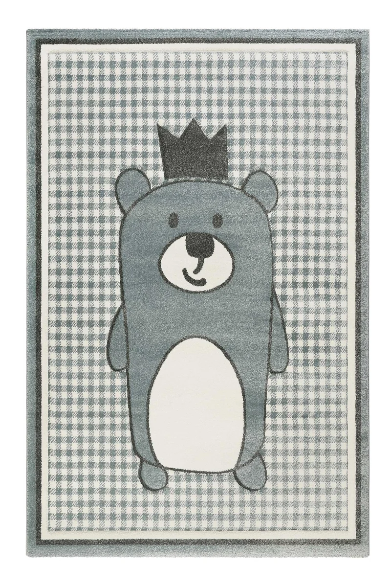Esprit Kinderteppich Grau Blau "Henry"