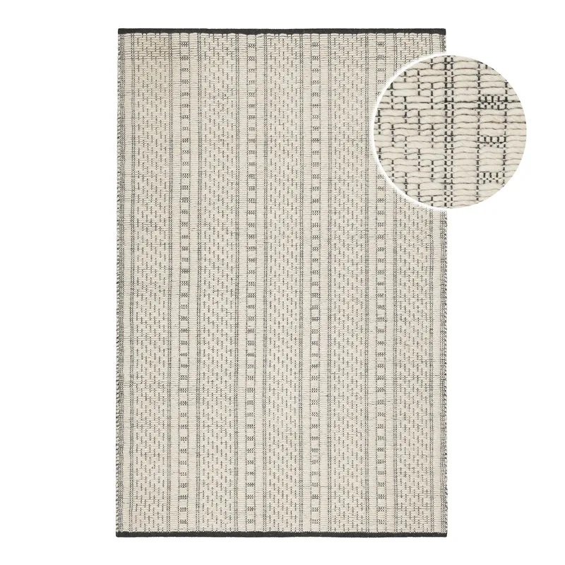 Wollteppich Creme Weiß "Liv" WECONhome