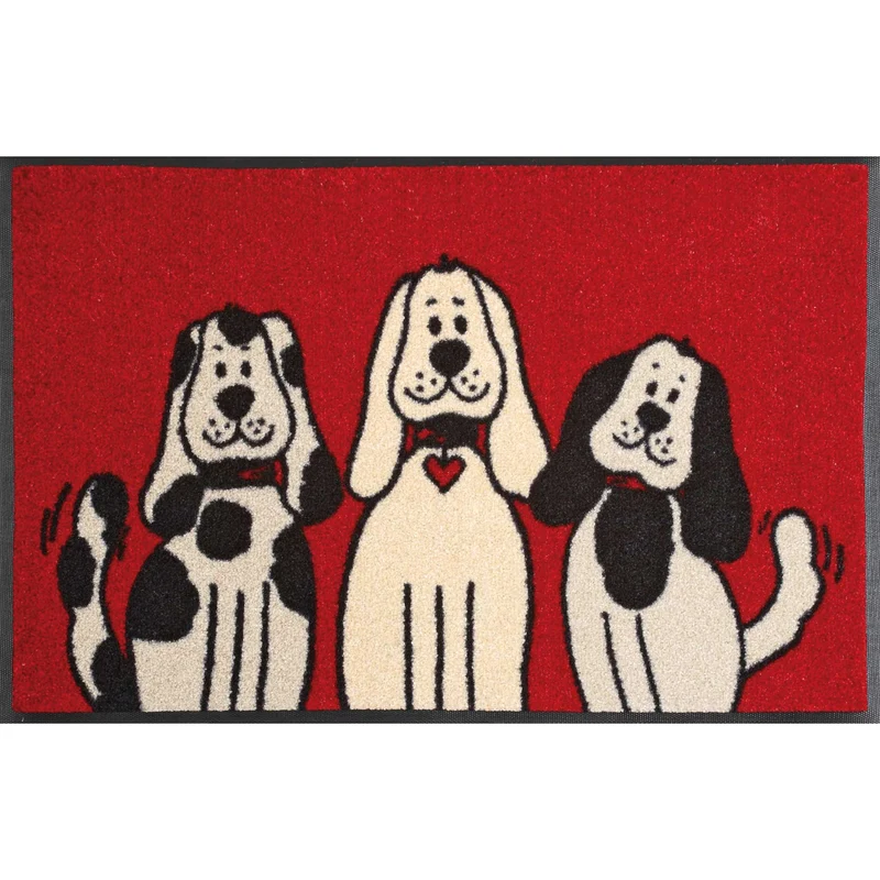 Fußmatte 50x75 Three Dogs