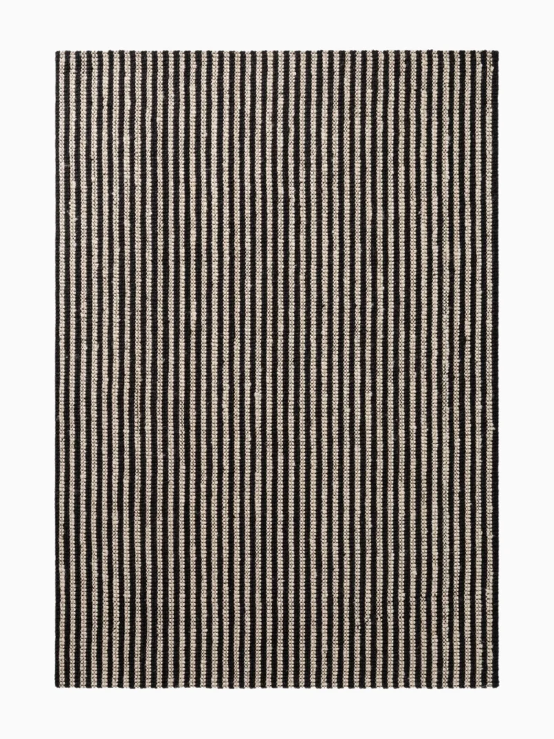 Jute Teppich Ebony Anthrazit