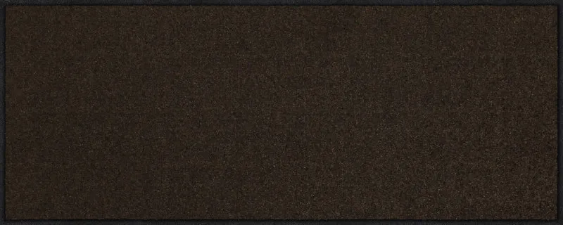 Läufer klein 40x100 Uni Schokobraun