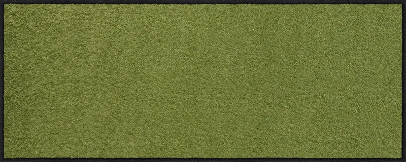 Läufer klein 40x100 Uni Salbei grün