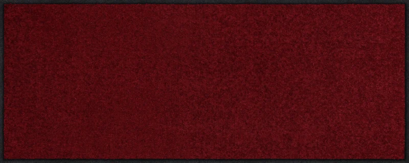 Läufer klein 40x100 Uni Weinrot
