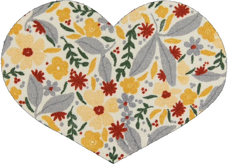 Fußmatte 62 x 85 cm Forever Yours mehrfarbig randlos