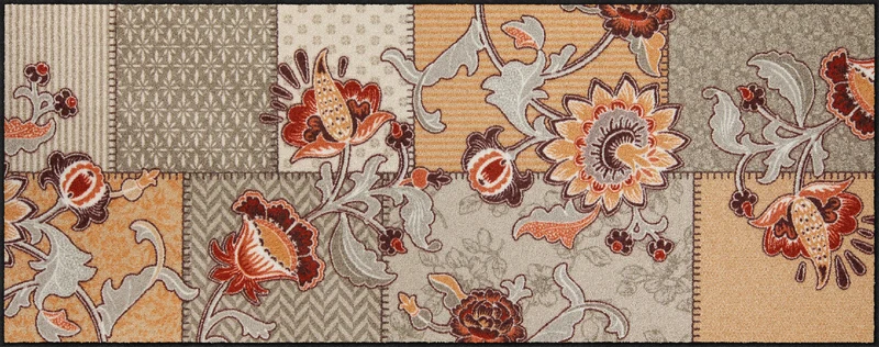 Teppichläufer 75 x 190 cm Bohemian Patch taupe taupe