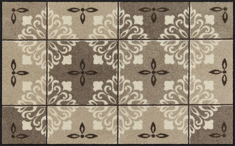 Fußmatte 75 x 120 cm Ornamontana taupe taupe