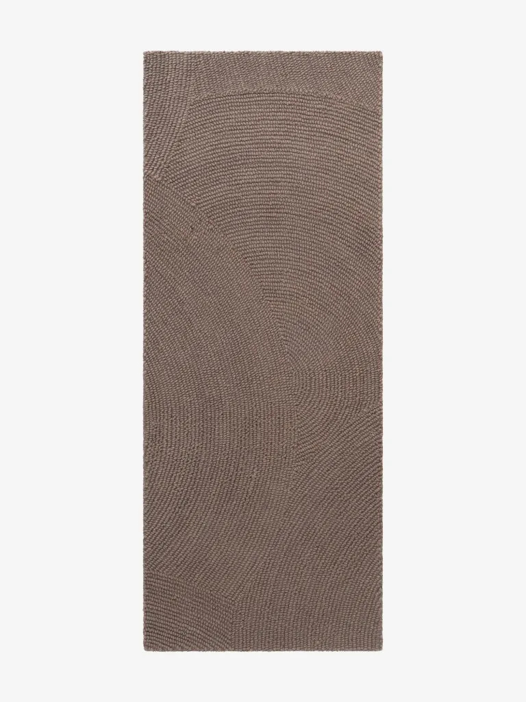 Wollteppich Calmio Braun Läufer