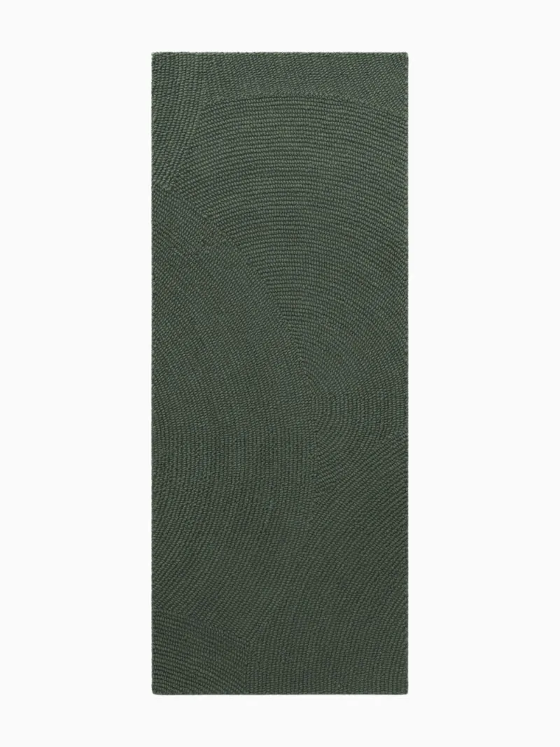 Wollteppich Calmio Grün Läufer