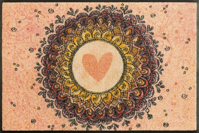Fußmatte 50x75 Circle of Love rosa