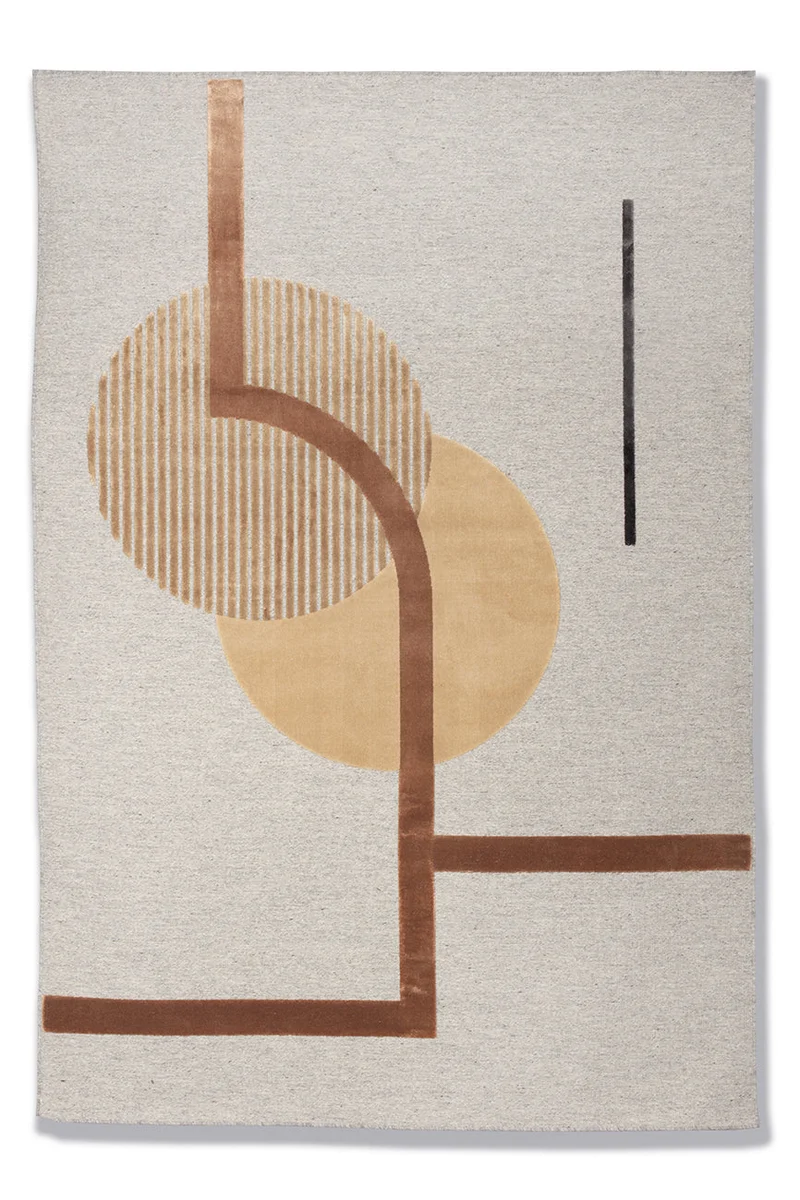 Wool & Bamboo Silk Rugs and Carpet "Coexistence" by Yanyi Ha
