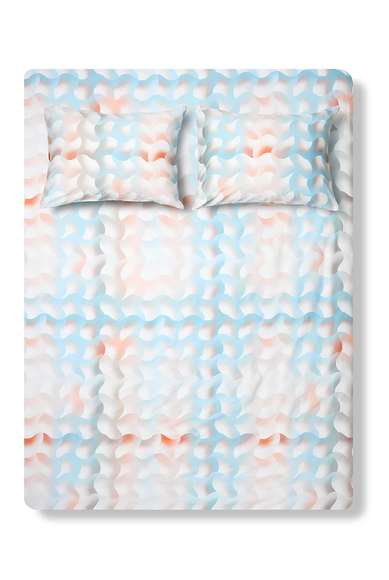 Artist Bedding "Wavy Plaidy" by Charlotte Gentsch
