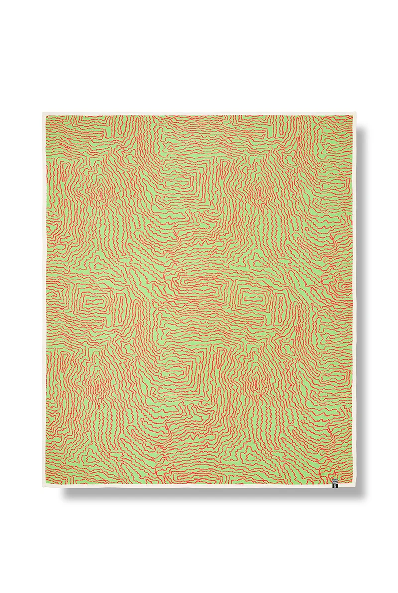 Cotton Blanket "Earth" by Nathalie Du Pasquier & George Sowden