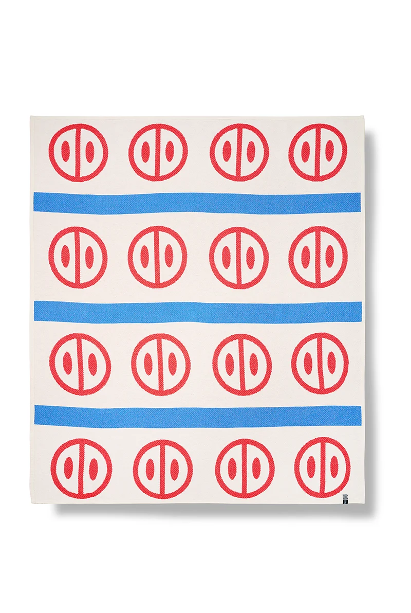 Cotton Blanket "Lappland" by Nathalie Du Pasquier & George Sowden