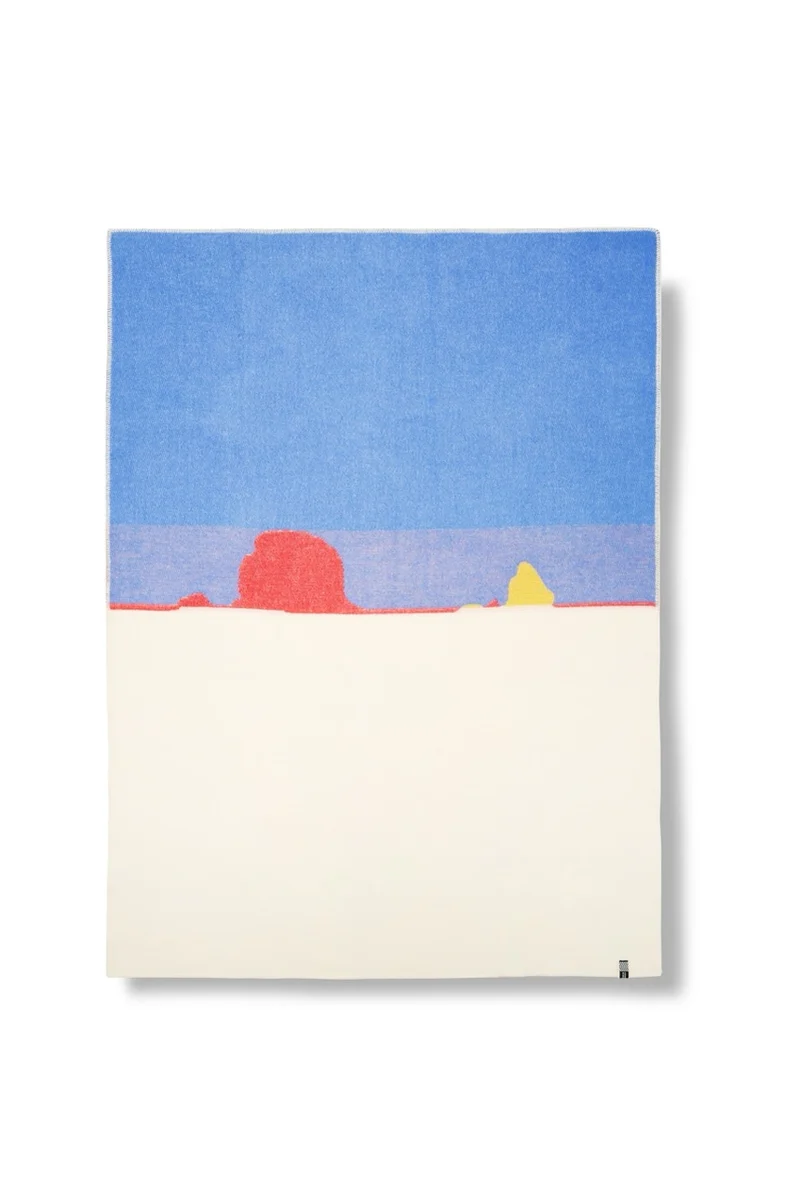 Wool Blanket "Landscape" by Christoffer Joergensen