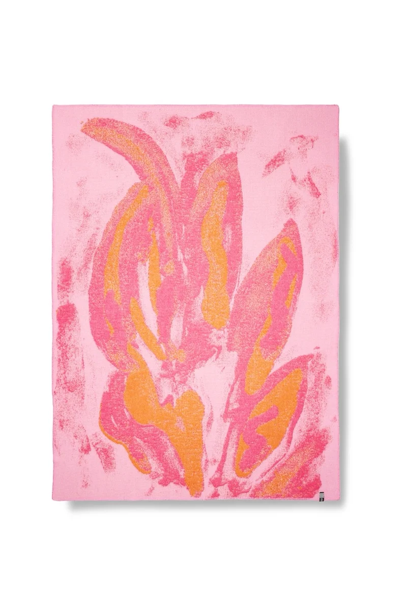 Wool Blanket "Fire Dreams" by Petra Dutli