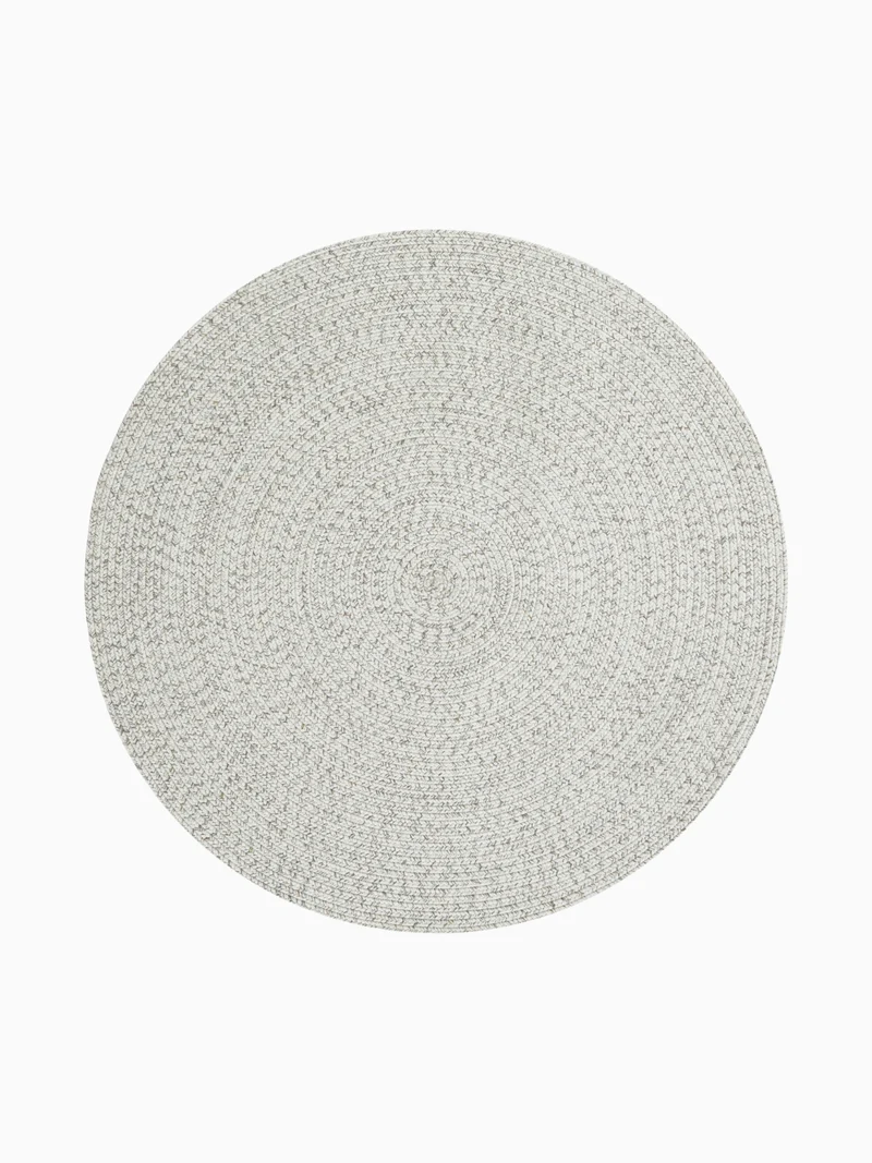 In- & Outdoor Teppich Trenzado Grau Rund