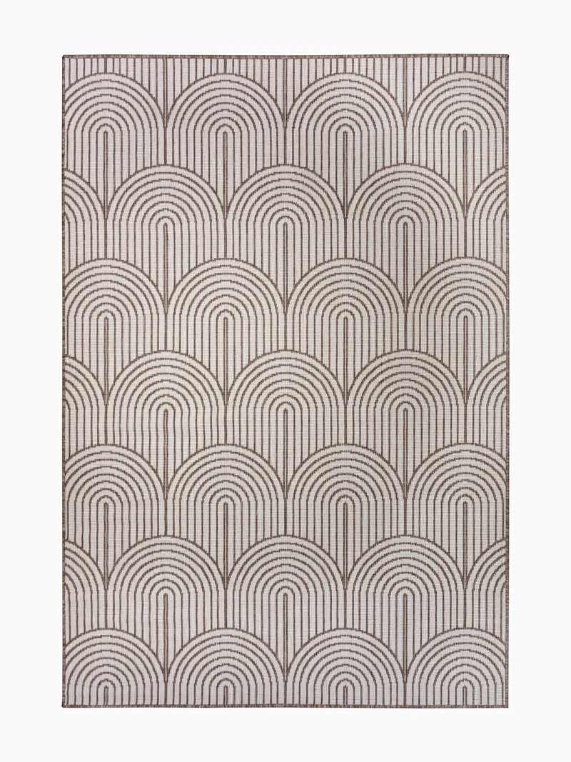 Flachgewebe Teppich Pangli Beige