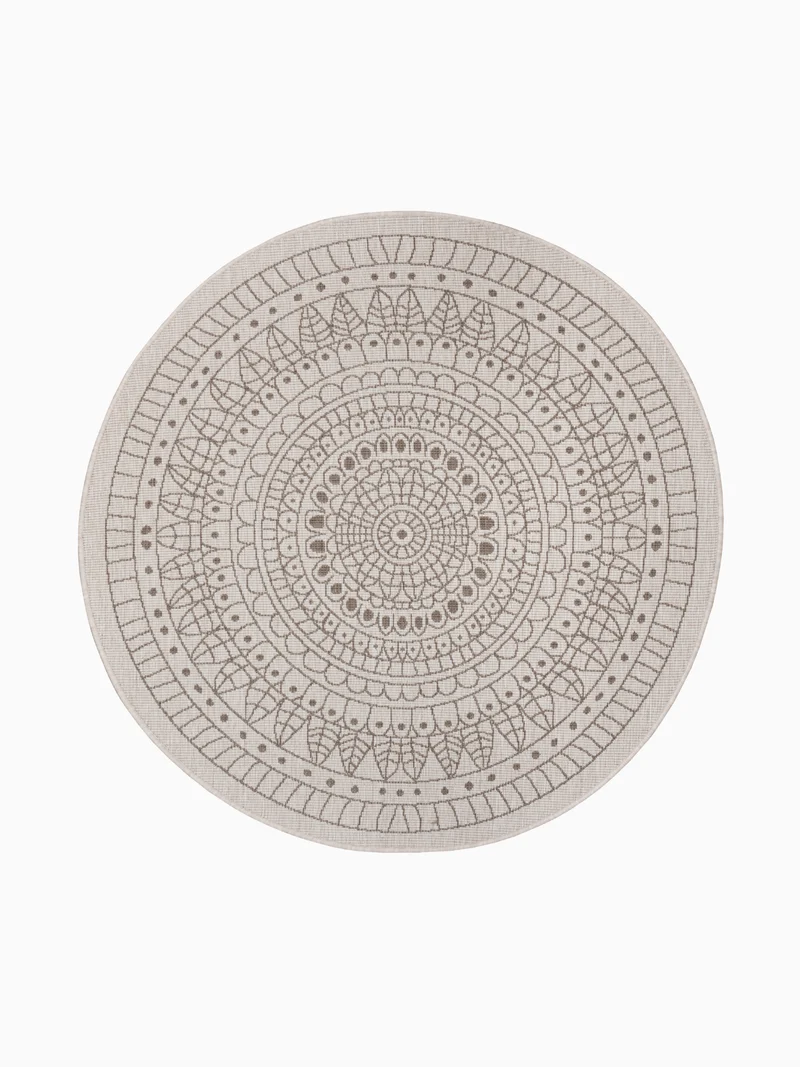 Wendeteppich Porto Beige Rund