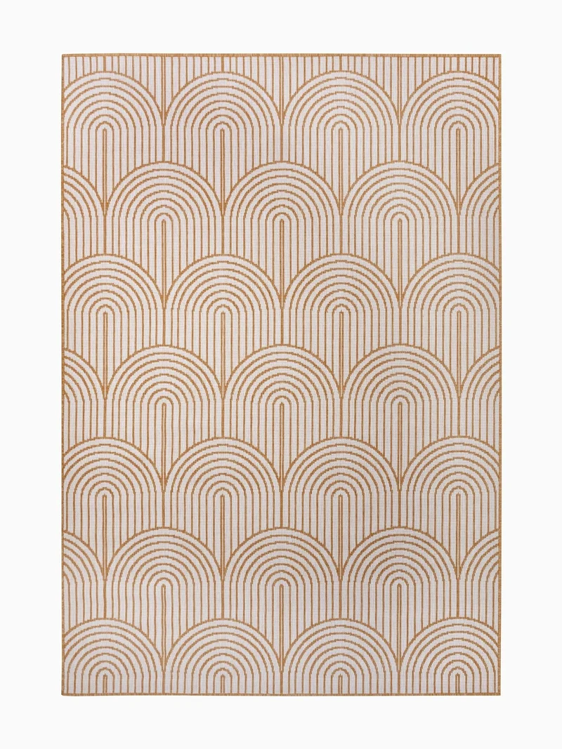 Flachgewebe Teppich Pangli Beige