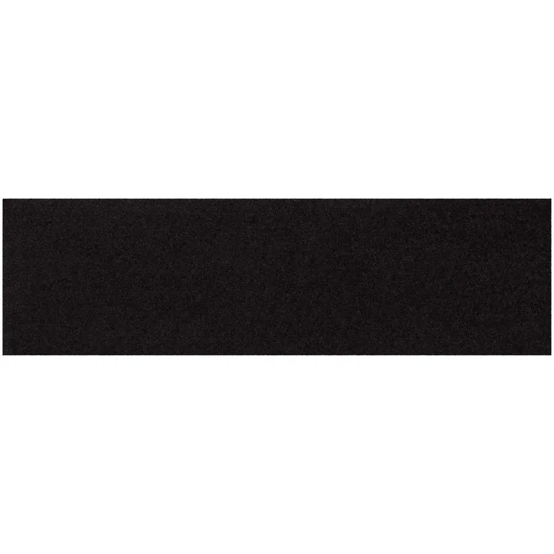 Läufer klein 30x100 Uni Schwarz
