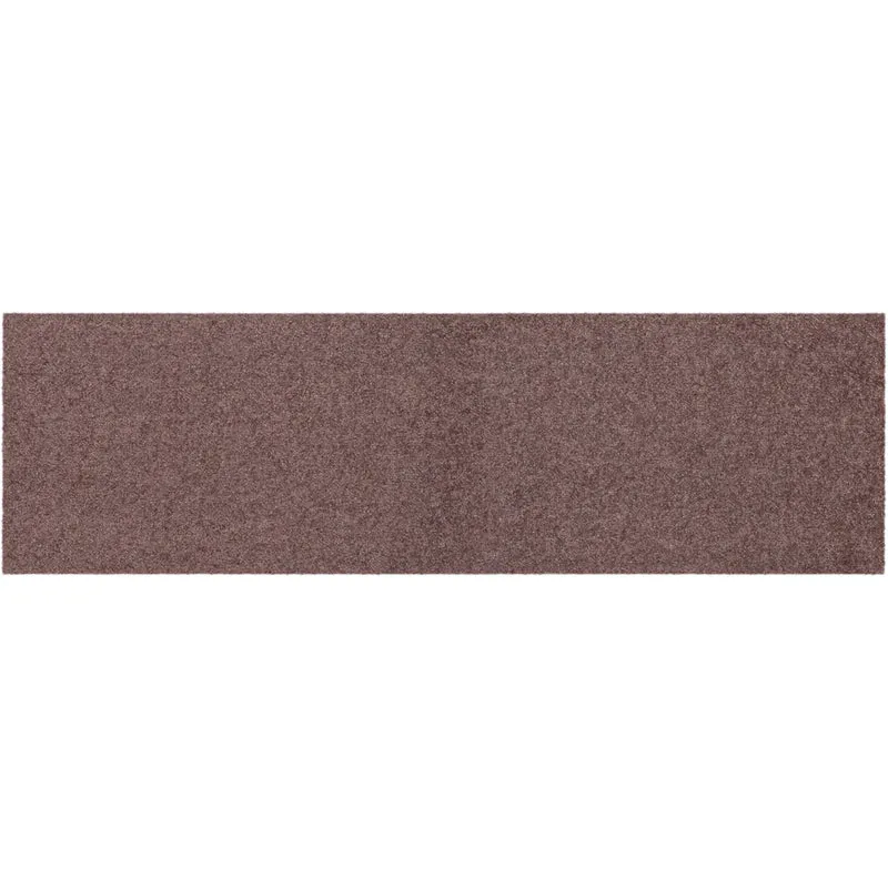 Läufer klein 30x100 Uni Nougat braun