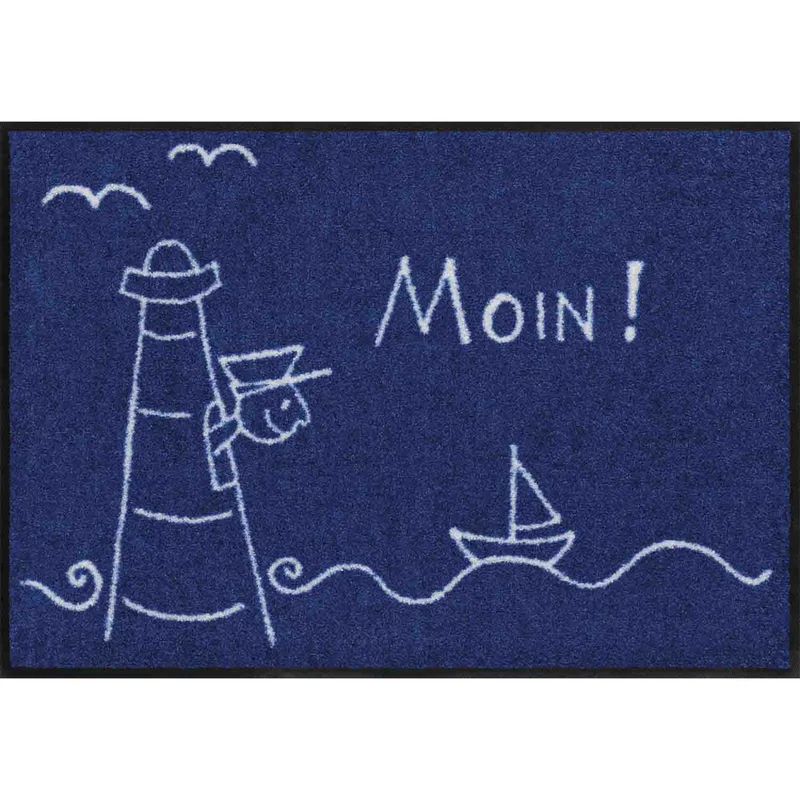 Fußmatte 50x75 Lighthouse blau