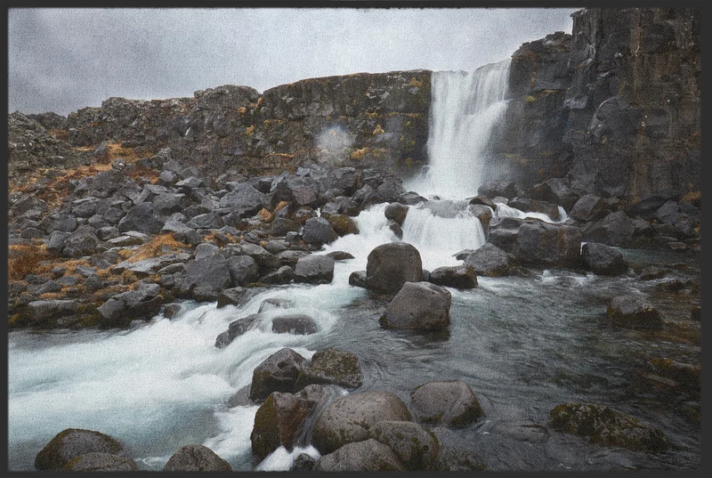 Fussmatte Wasserfall 10944