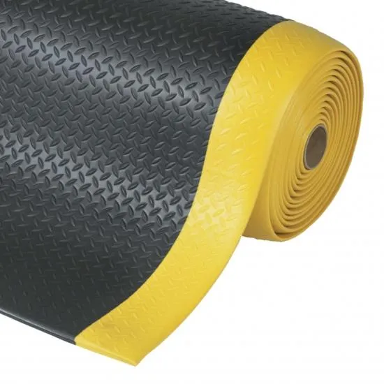 NOTRAX ANTI ERMÜDUNGSMATTE 419 DIAMOND SOF-TRED SCHWARZ/GELB
