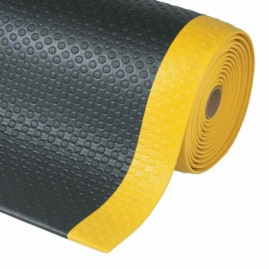 NOTRAX ANTI ERMÜDUNGSMATTE 417 BUBBLE SOF-TRED SCHWARZ/GELB