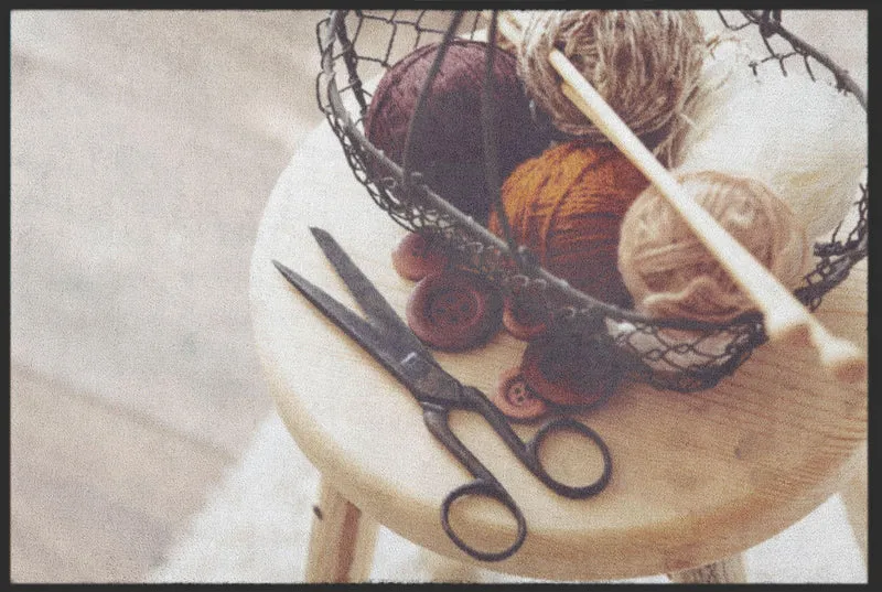Fussmatte Stricken 6123