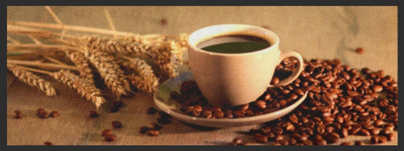 Küchenteppich Kaffee 4425