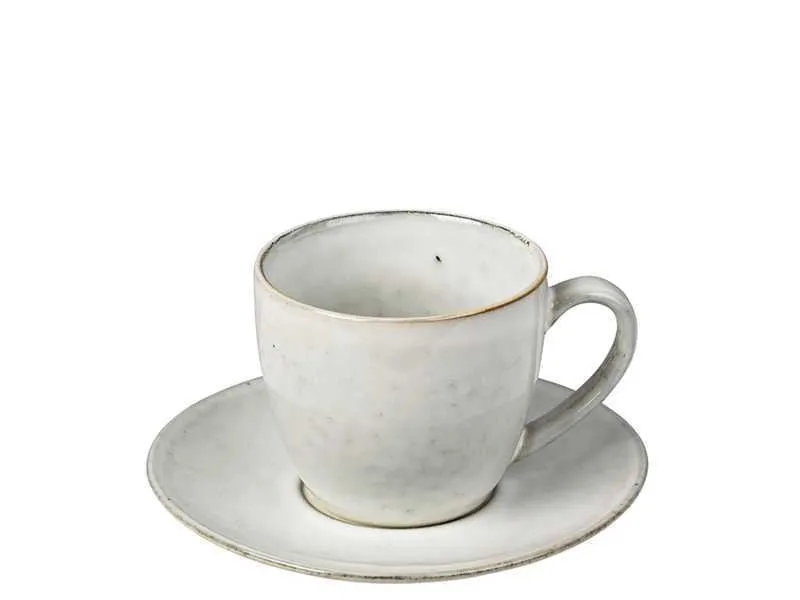 BROSTE Copenhagen Nordic Sand Tasse mit Untertasse