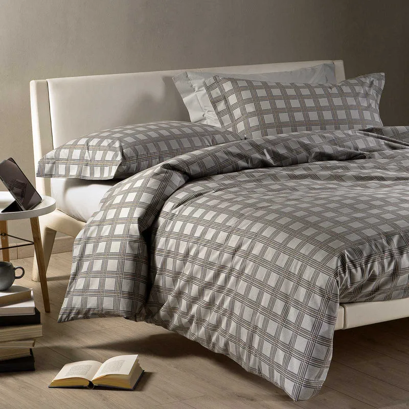 Completo Copripiumino galles Tartan Club in Cotone