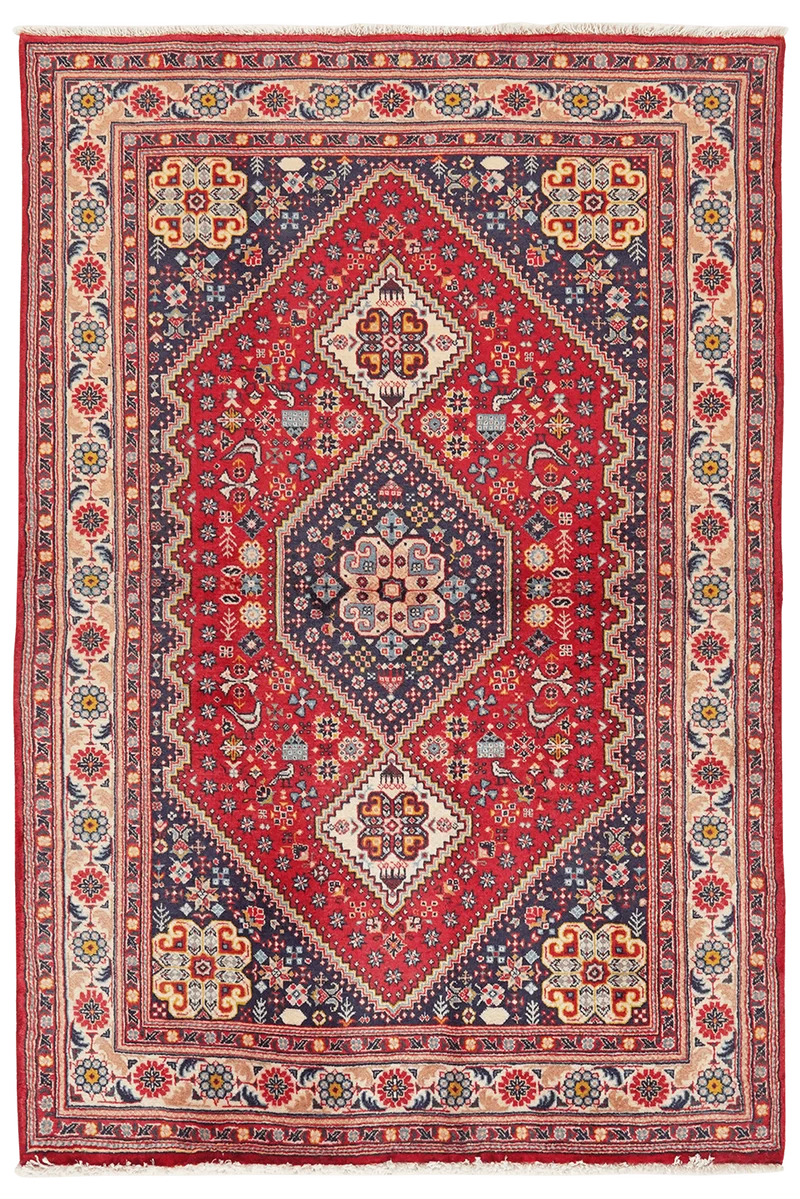 Kashkuli · Handgeknüpft – Rot, 147x98 cm