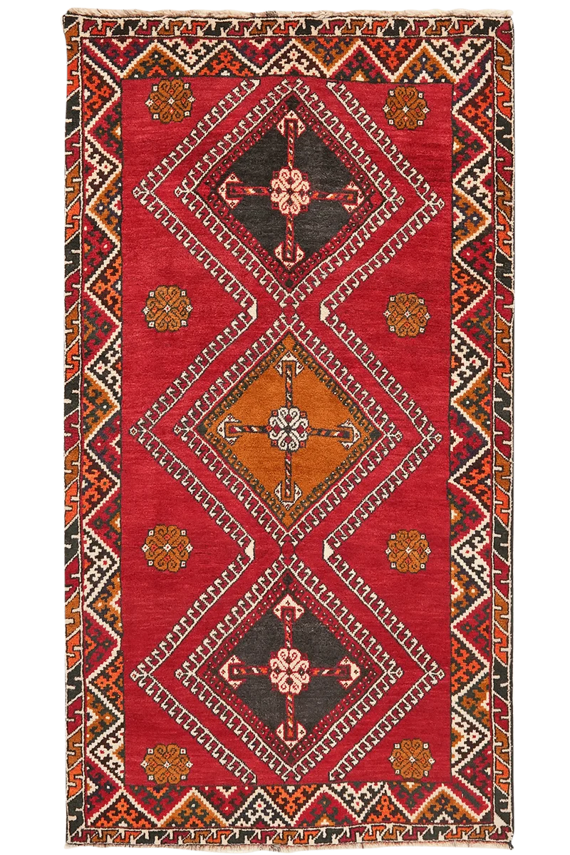 Gashgai · Handgeknüpft – Rot, 195x105 cm