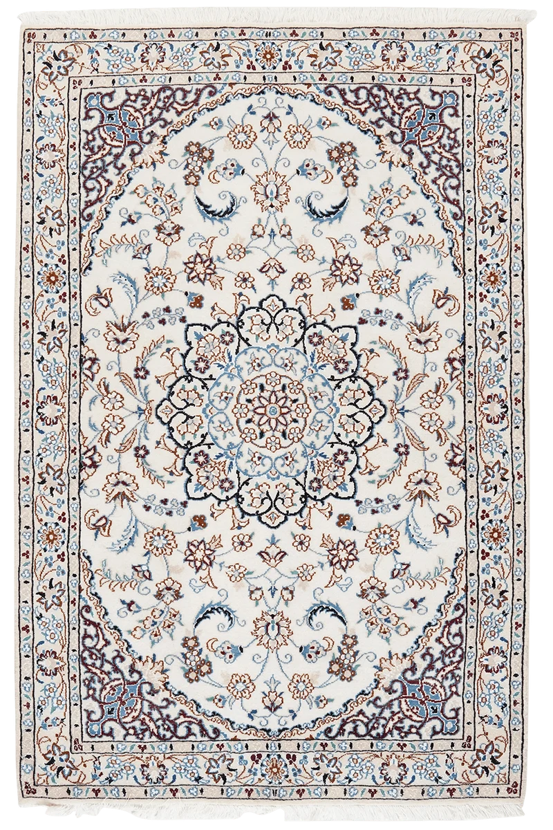 Nain 9La · Handgeknüpft – Beige, 153x100 cm